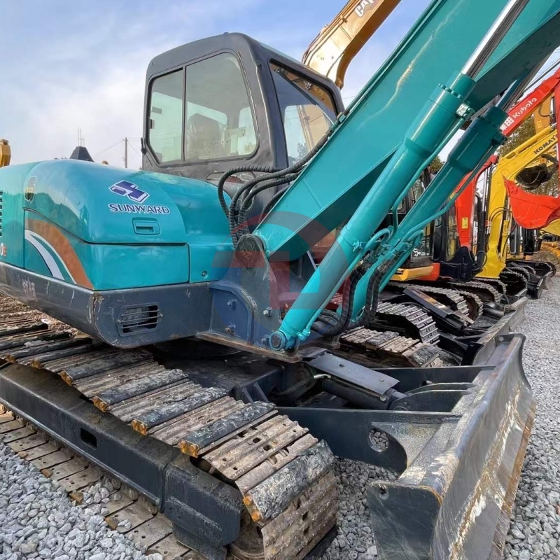 8 Ton Weight Machinery Used Excavator Sunward SWE80E Second Hand Sunward 80E Excavator