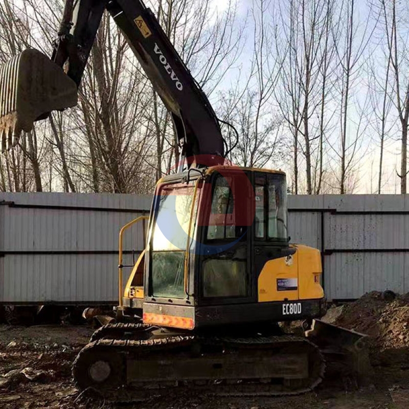 Volvo crawler EC80D used excavator for sale in China