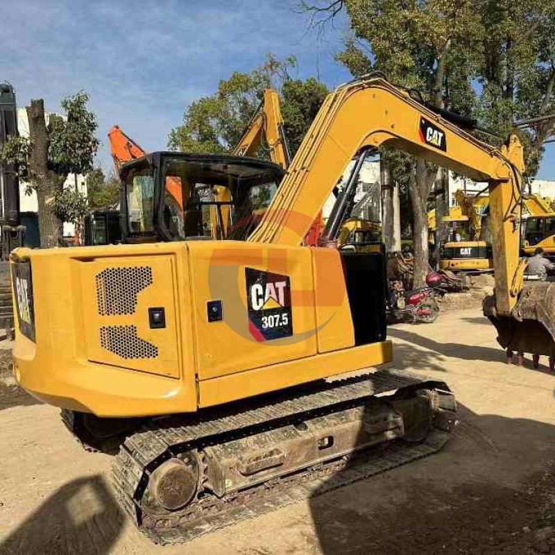 High Performance Caterpillar 307.5 Pre Owned Mini Excavator Used Micro Excavator