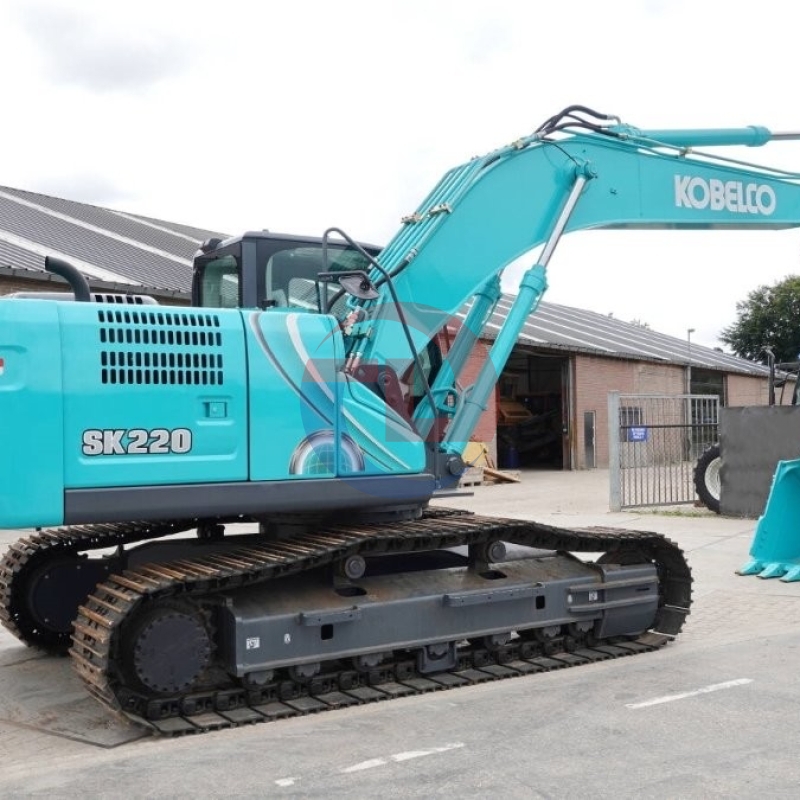 Turbocharged Hydraulic Second hand Kobelco SK220 Excavator Digger 22900KG
