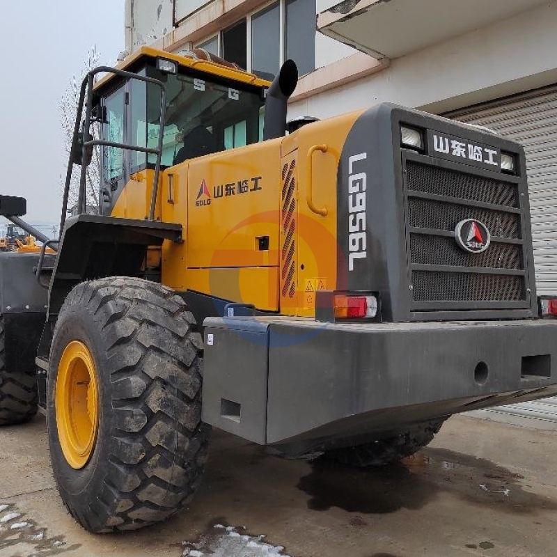 6 Ton Second Hand Wheel Loader Front End SDLG LG956L