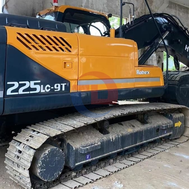 High Performance R225-9T Used Hyundai Excavator Machine Original Korea