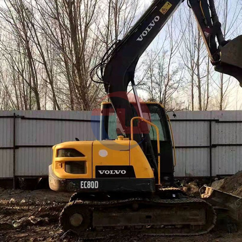 Volvo crawler EC80D used excavator for sale in China