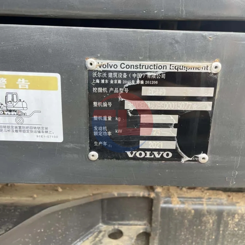 Used Original High Quality Volvo EC140 EC 140 Excavator in Good Condition 14 Ton Excavator