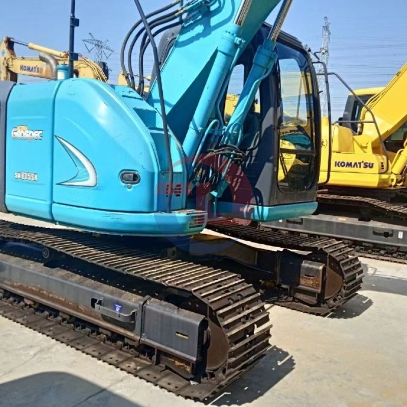 2000KW Large Turbocharged Used Kobelco Excavator SK135SR Crawler 13 Ton