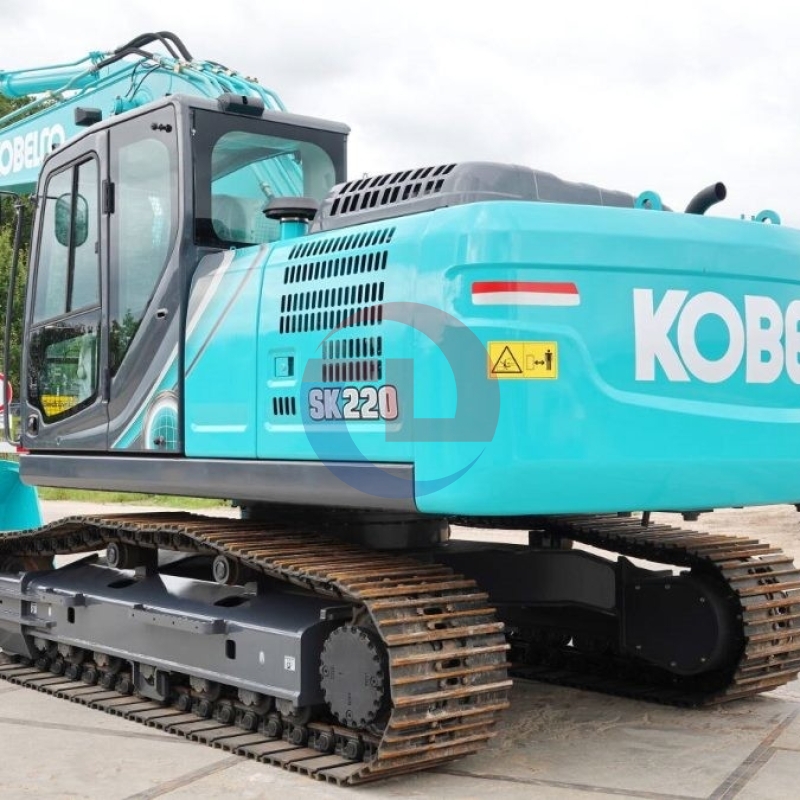 Turbocharged Hydraulic Second hand Kobelco SK220 Excavator Digger 22900KG