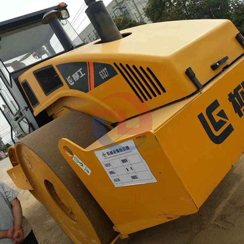 Chinese Brand Liugong CLG6327 27T Vibration Roller Used Condition Liugong 6327 Road Roller