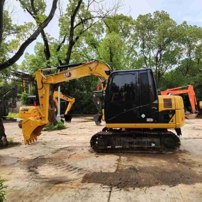 Caterpillar 307D Track Used Compact Excavators Mini Sized 7193KG