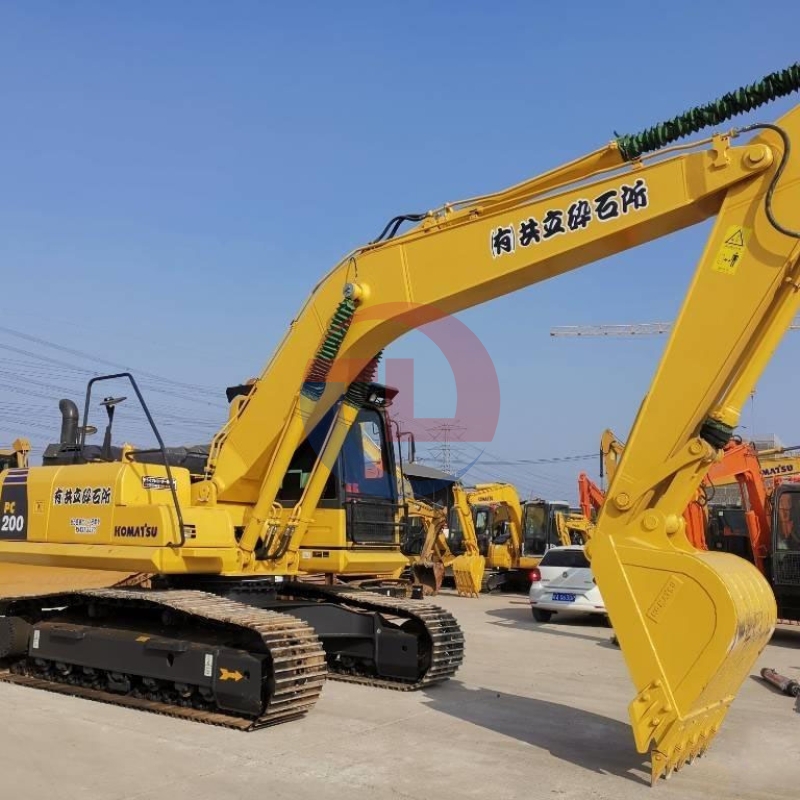 Used Excavators Komatsu PC200-8N1 Original Low Price Crawler Hydraulic Excavator Machinery Japanese Condition Hot Sale