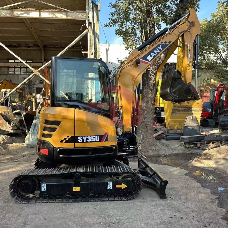 Sany SY35U Equipment Trader Mini Excavator Second Hand Construction Machinery