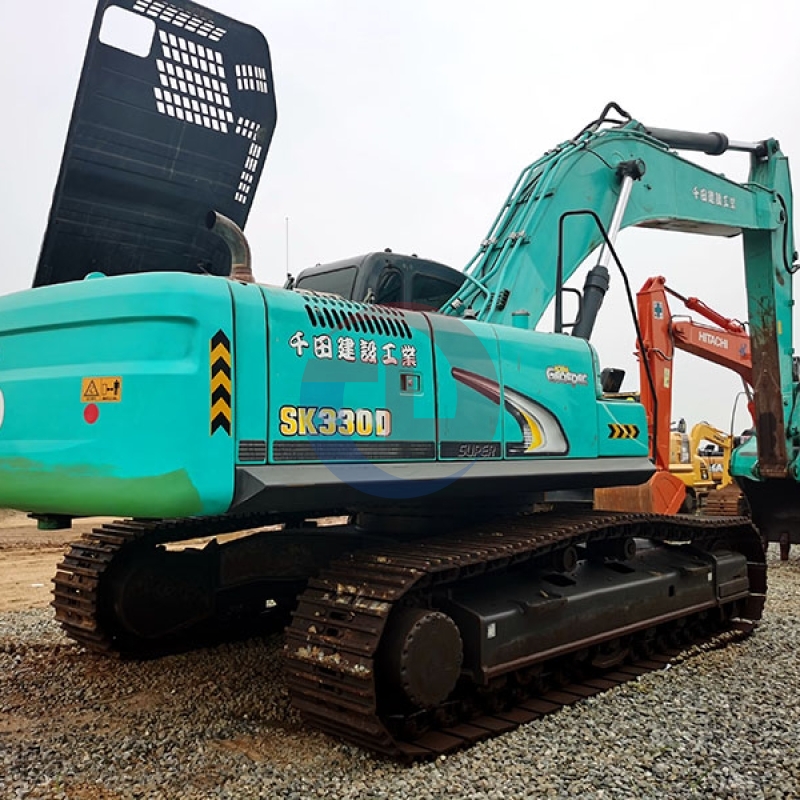 SK330-8 Old Kobelco Excavator Hydraulic Crawler Earth Moving Equipment