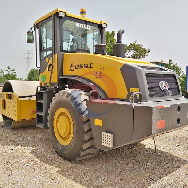 SDLG RS8220 road construction equipment used 22 ton single drum roller for sale