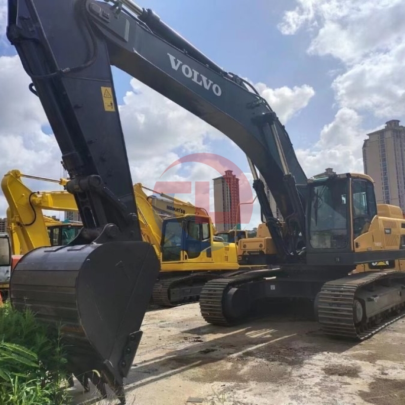 Large Used Volvo EC480DL Excavator 48 Tons Hydraulic Crawler Diggers