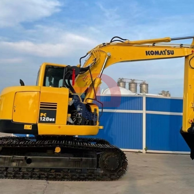 Komatsu PC128US Repossessed Earthmoving Equipment Industrial Digging Machines Used Excavators