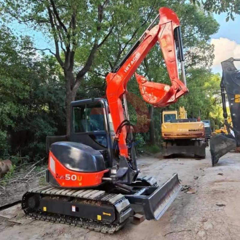 5 ton Used Hitachi Excavator ZX50U Old Mini Hydraulic Crawler Yanmar 4TNV88 Engine