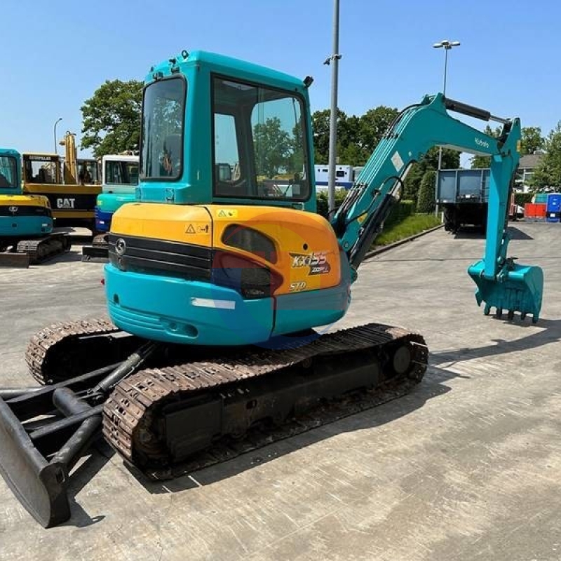 Original Japan Used Kubota Excavator KX155-3 5 6 Ton Second Hand Mini Digger