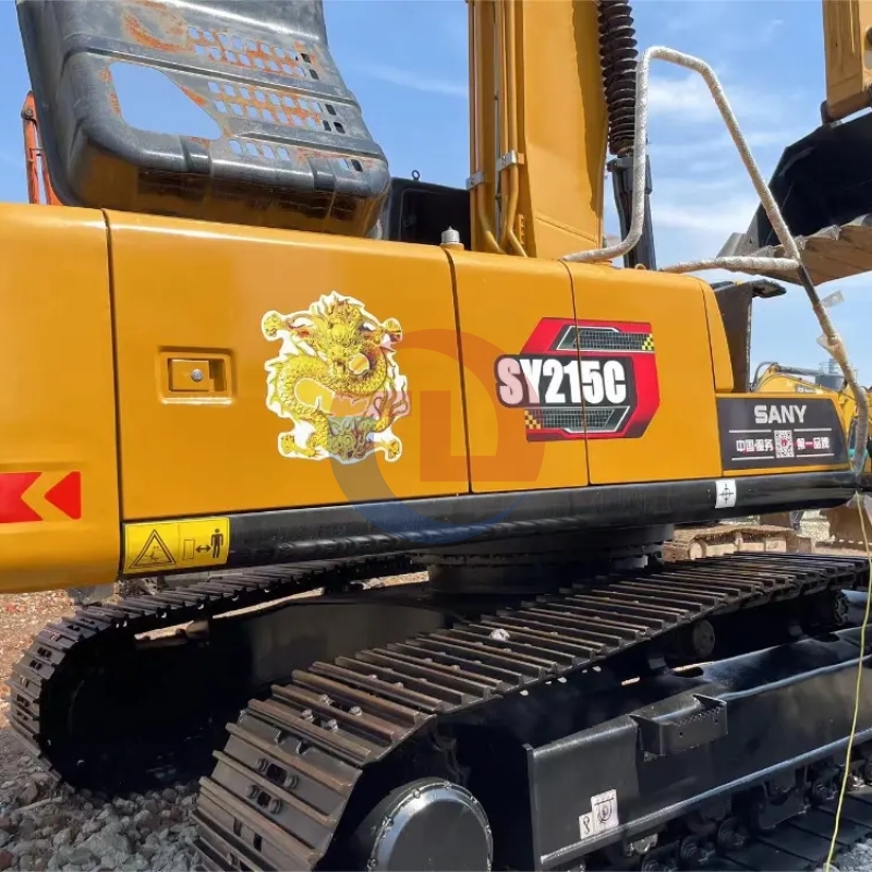 Wonderful Condition Cheap Price Secondhand Sany Excavator 215c Used Excavator Auction Second Hand 21tons Excavator