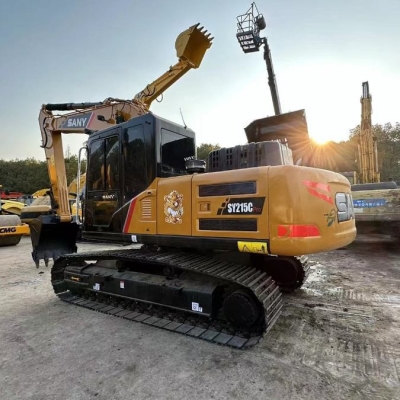 Used Sany SY215C Excavator Machine 21.5 Tons Crawler Digger SY215CPro