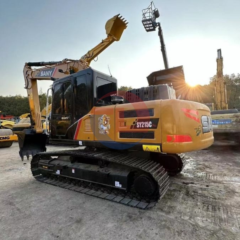 Used Sany SY215C Excavator Machine 21.5 Tons Crawler Digger SY215CPro