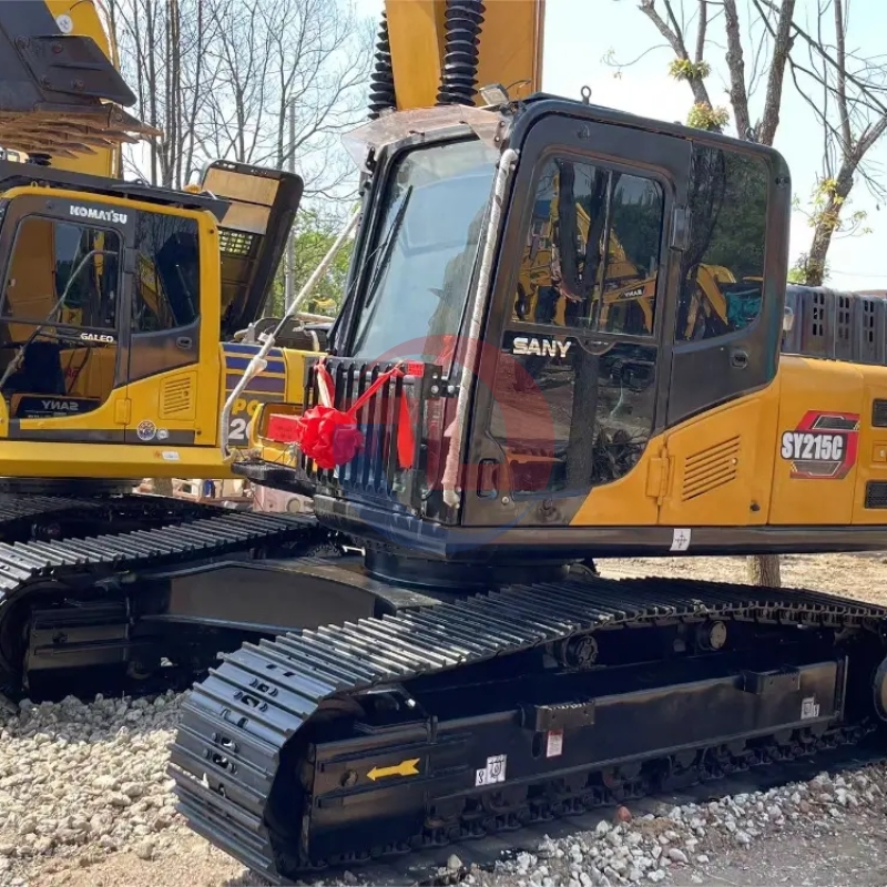 Wonderful Condition Cheap Price Secondhand Sany Excavator 215c Used Excavator Auction Second Hand 21tons Excavator