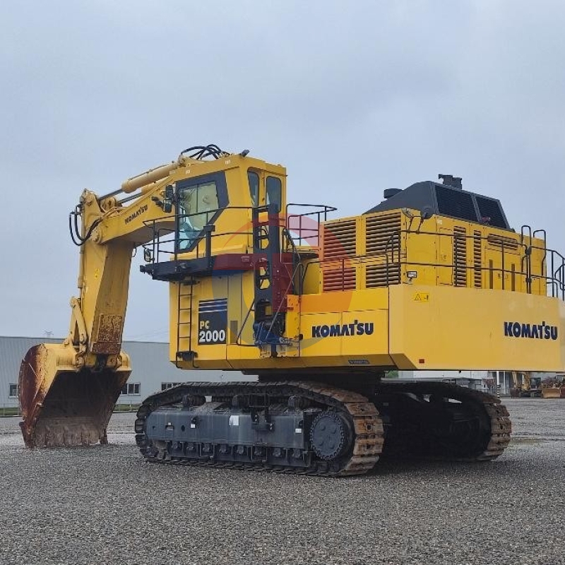 Original Second Hand Komatsu Excavator PC2000-8 Large Earth Moving Machinery