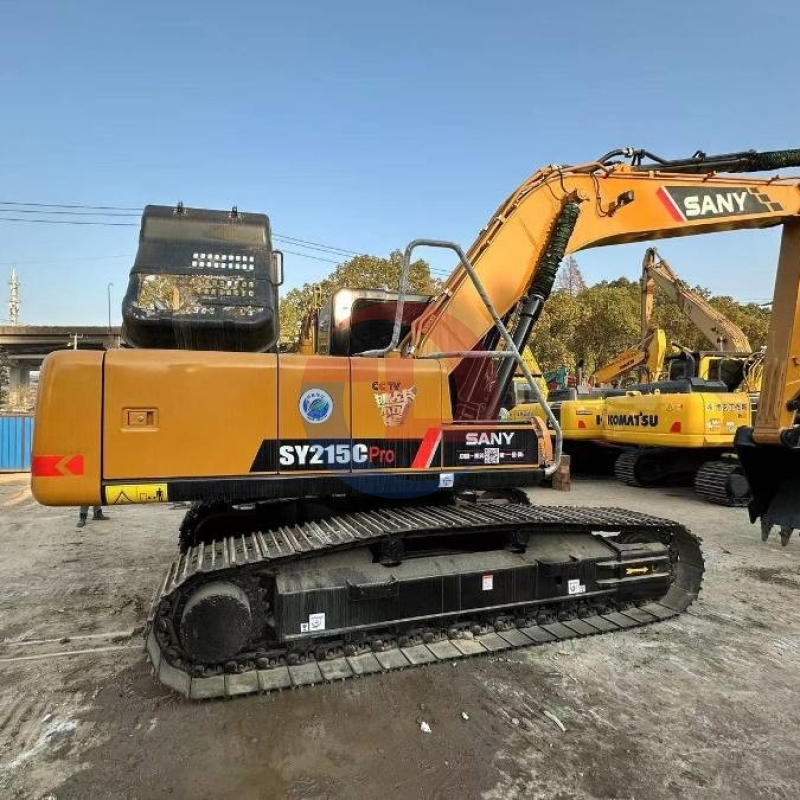 Used Sany SY215C Excavator Machine 21.5 Tons Crawler Digger SY215CPro