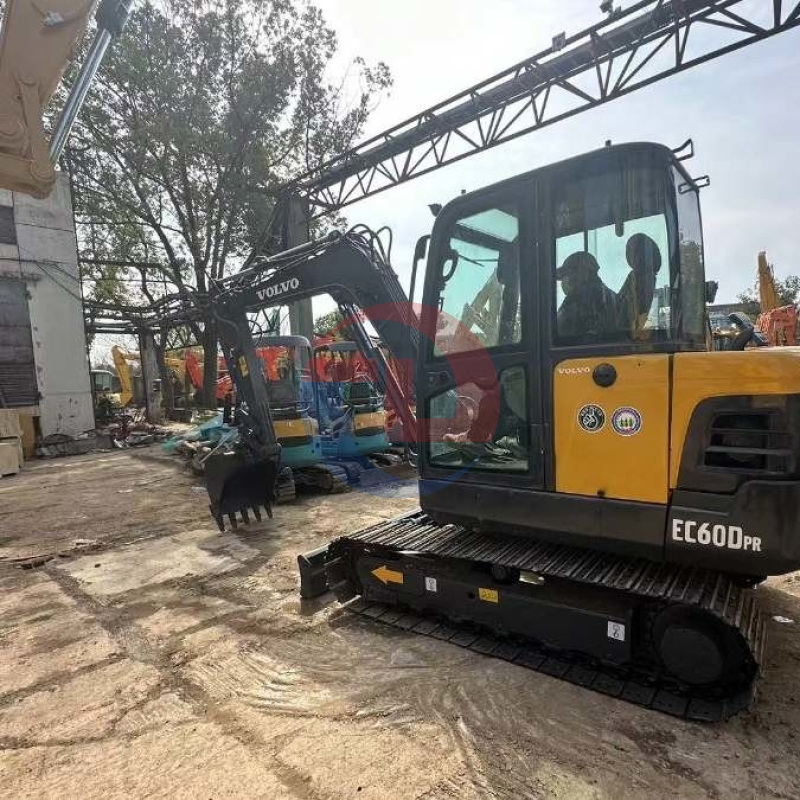 Original Mini Used Volvo EC60D Excavator Pre Owned Crawler 6ton