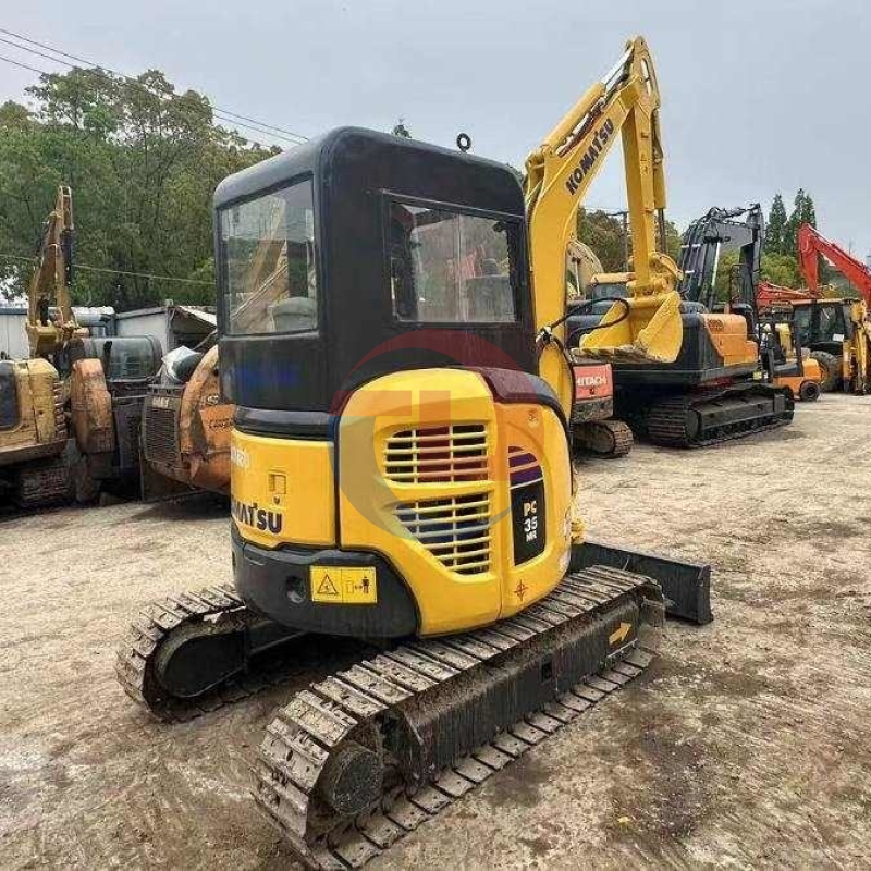 Japan Original PC35 Komatsu Used Equipment Secondhand Mini Excavator Crawler