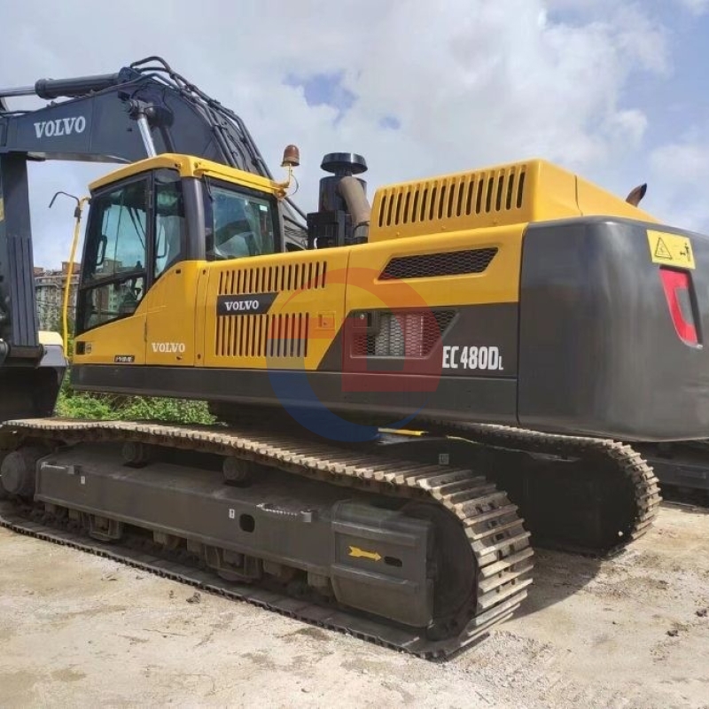 Large Used Volvo EC480DL Excavator 48 Tons Hydraulic Crawler Diggers