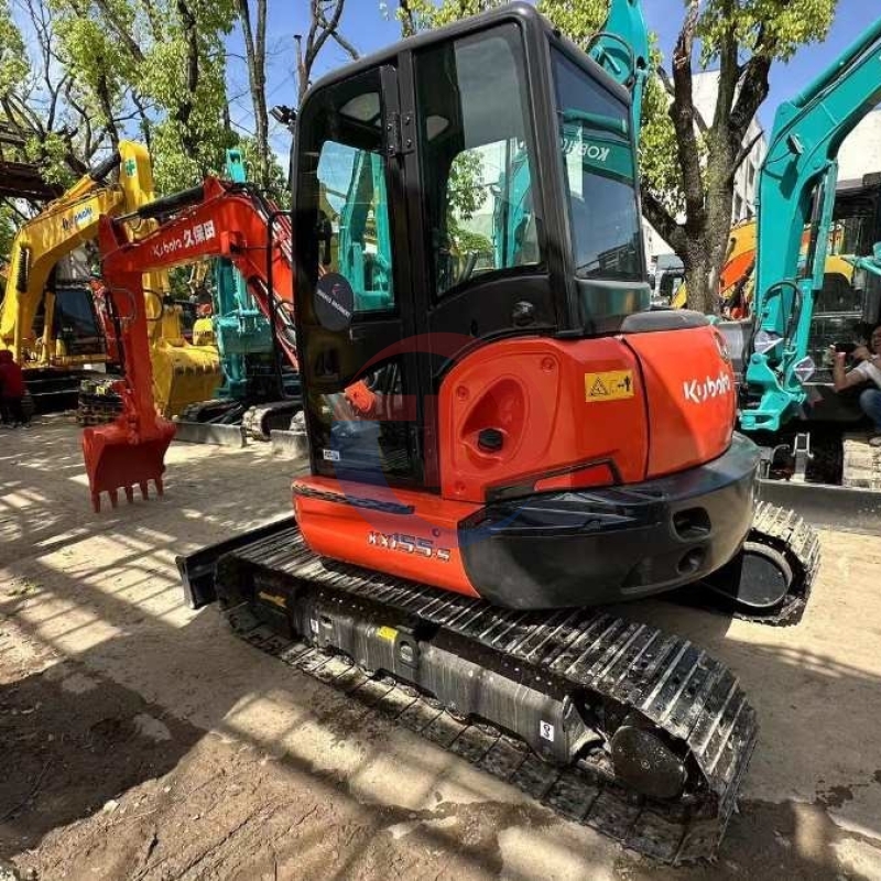 5.5ton Mini Used Kubota Excavator Second Hand Kx155-5 2200RPM