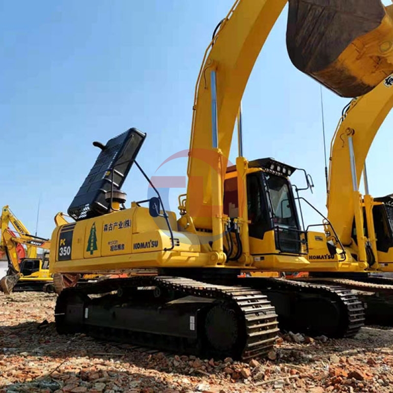 High Performance Used Komatsu PC350-7 Excavator 35 Ton Japan Original Second Hand High Quality Engine Gearbox Gear-Stock