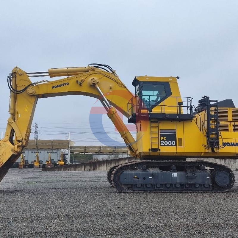Original Second Hand Komatsu Excavator PC2000-8 Large Earth Moving Machinery