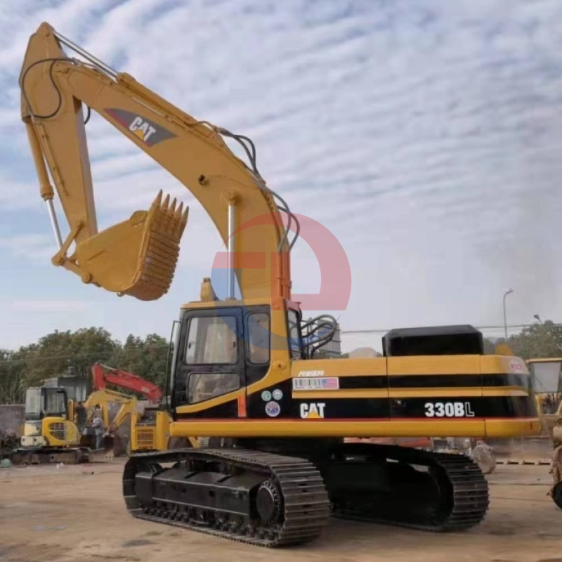 Large Used CAT Excavator 330BL Digger For Road Construction