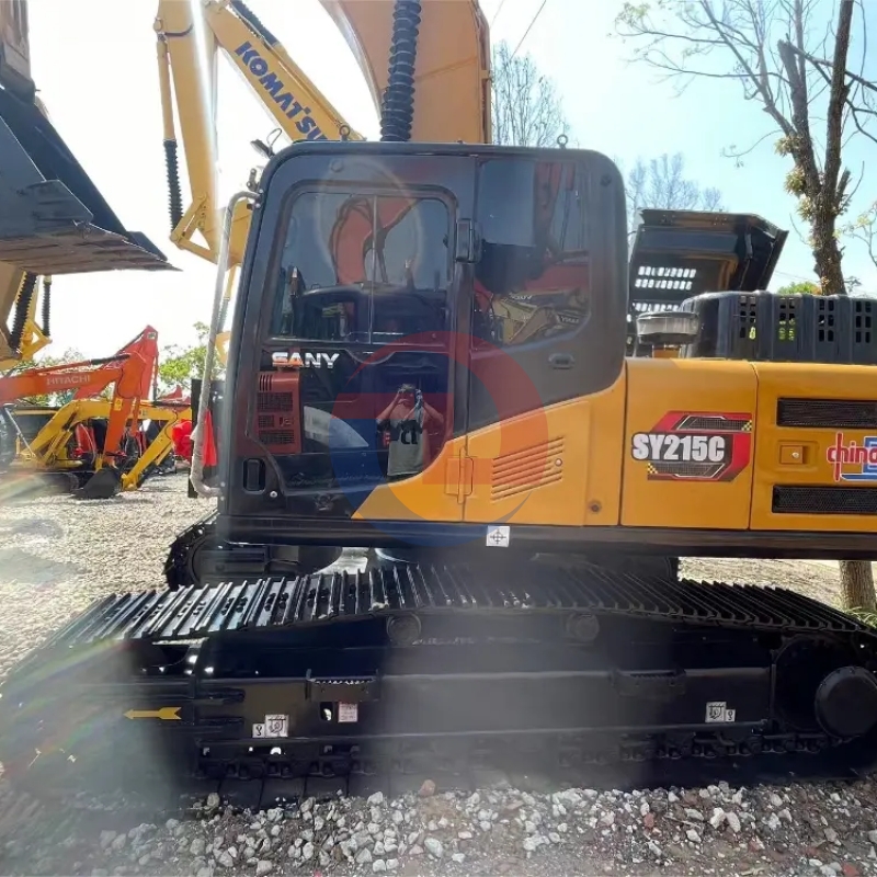 Wonderful Condition Cheap Price Secondhand Sany Excavator 215c Used Excavator Auction Second Hand 21tons Excavator