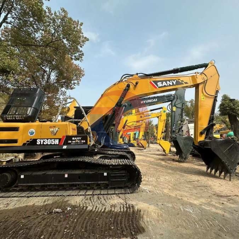 210kW Used Sany Excavator repossessed Earth Moving Equipment SY305H 30 Ton