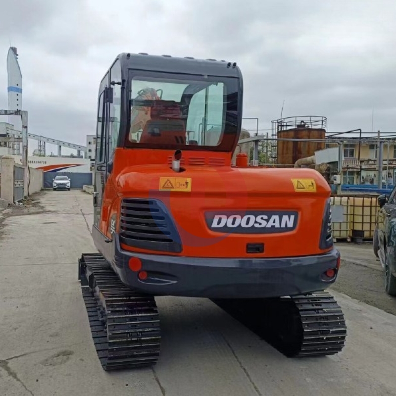 Yanmar Engine Used Doosan Excavator DX55 Micro Crawler Digger Secondhand
