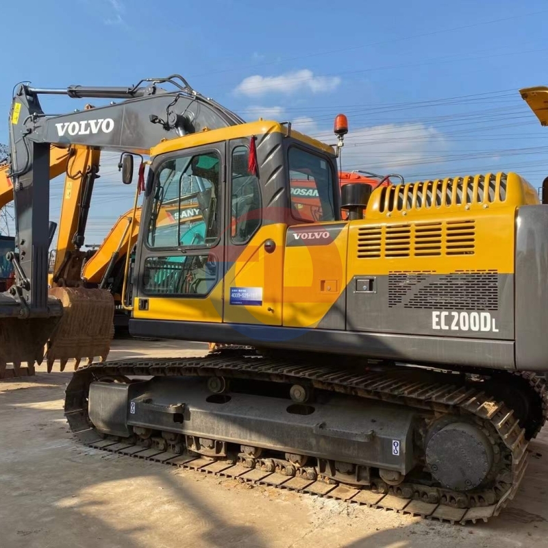 EC200D Used Volvo Excavator Earth Moving Equipment High Performance