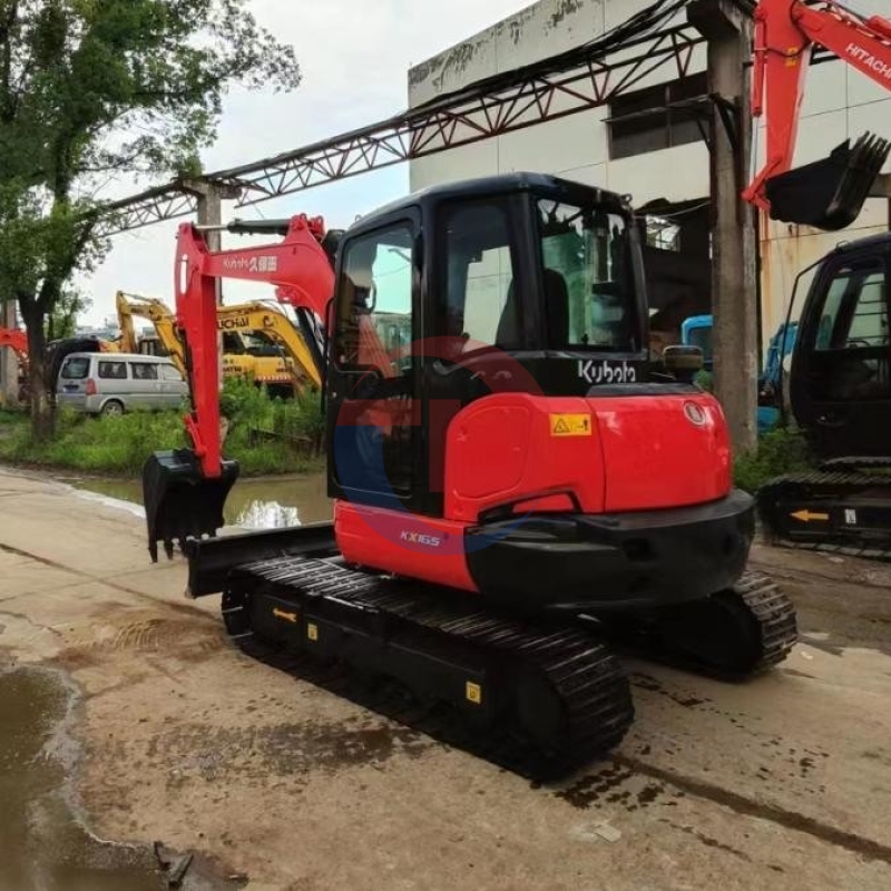 EPA Engine Old Kubota Mini Excavator Second Hand Kx165 5.5 Ton