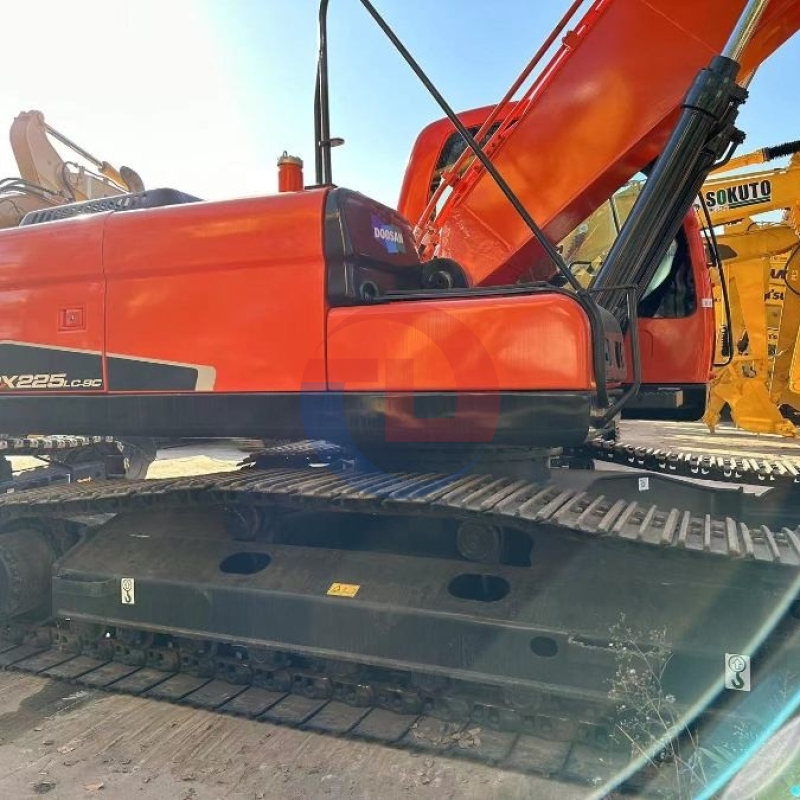 Original Korea DX225LC-9c Doosan Used Equipment Hydraulic Mining Digger