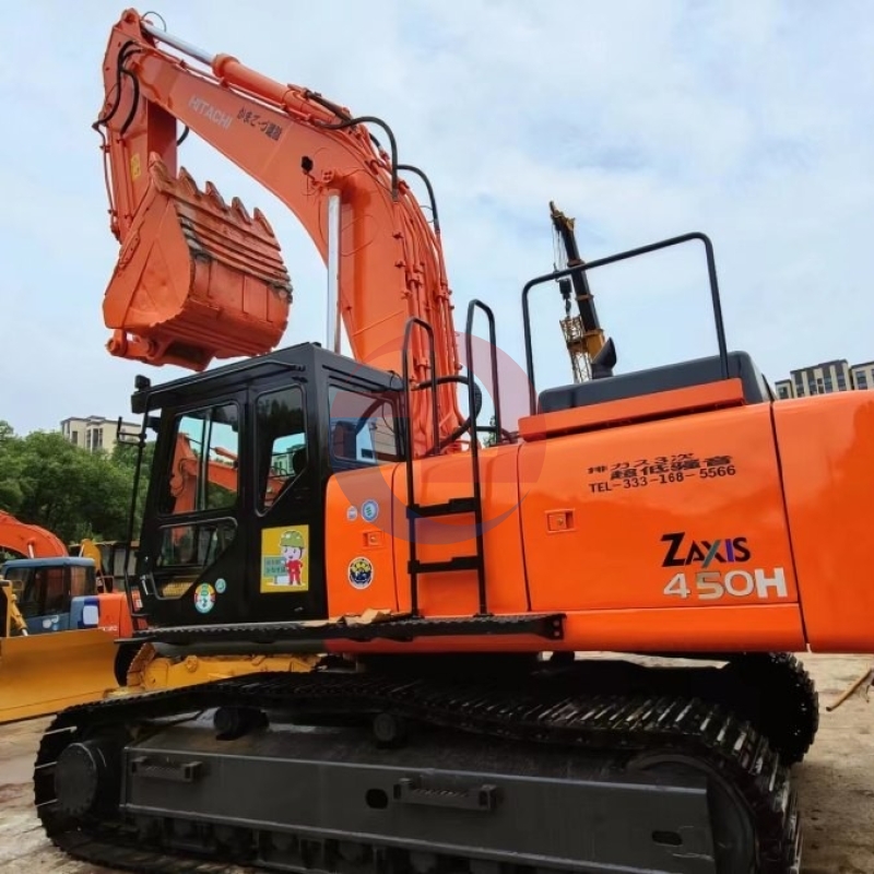 Large Scale Repossessed Hitachi Zx450 Equipment Trader Excavator 45Ton Isuzu Engine