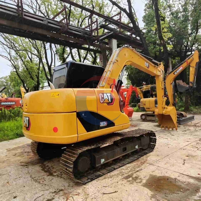 Caterpillar 307D Track Used Compact Excavators Mini Sized 7193KG